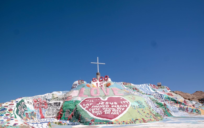 Salvation Mountain View