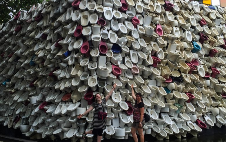 Toilet Waterfall, China